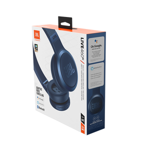 JBL Live 460NC - Blue - Wireless on-ear NC headphones - Detailshot 10